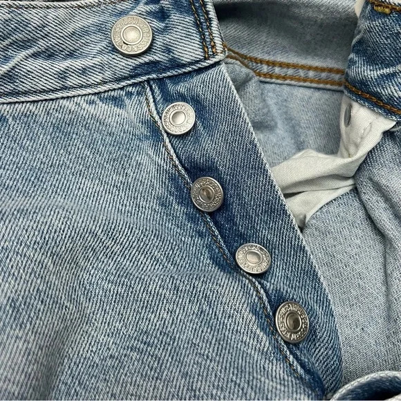 Levi’s Ribcage Straight Ankle High Waist Middle Road Wash Womens 31x27 NEW - Picture 3 of 7